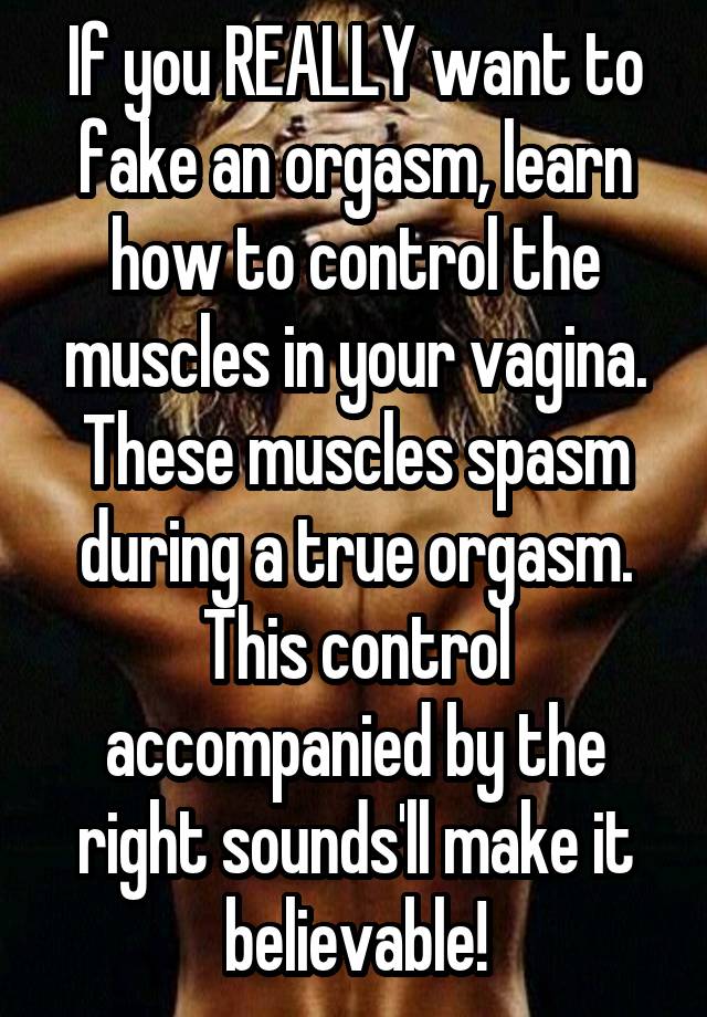 How To Control An Orgasm